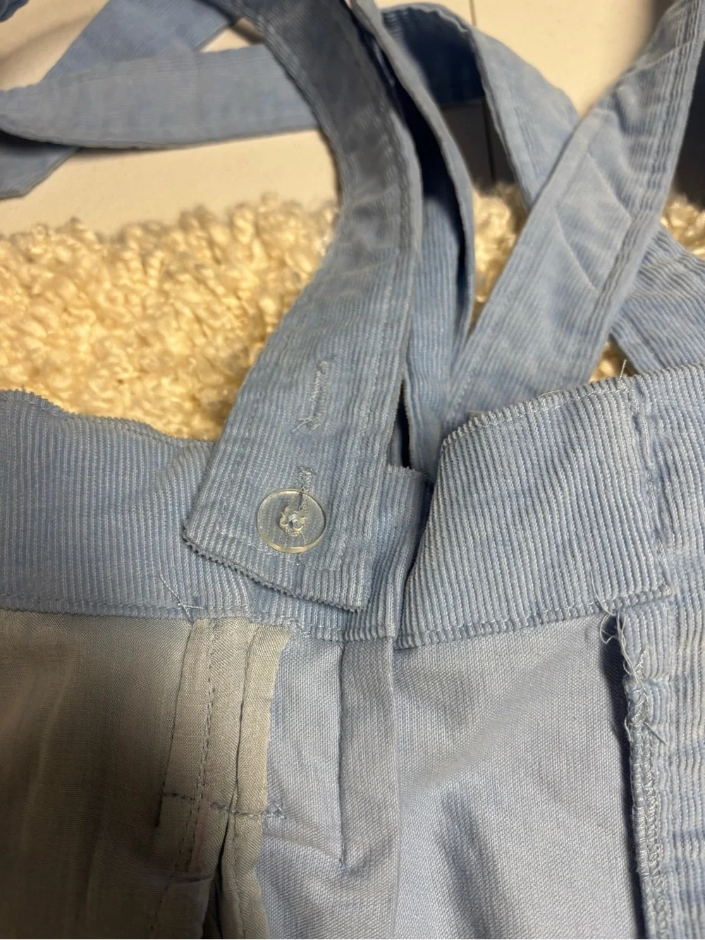 Light Blue Women's Pinafore Skirt